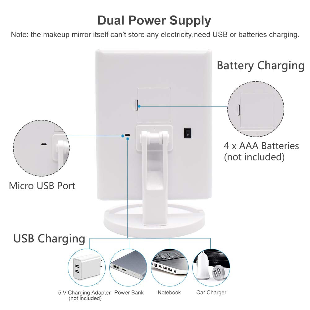 LumiLook™ Lighted Makeup Mirror