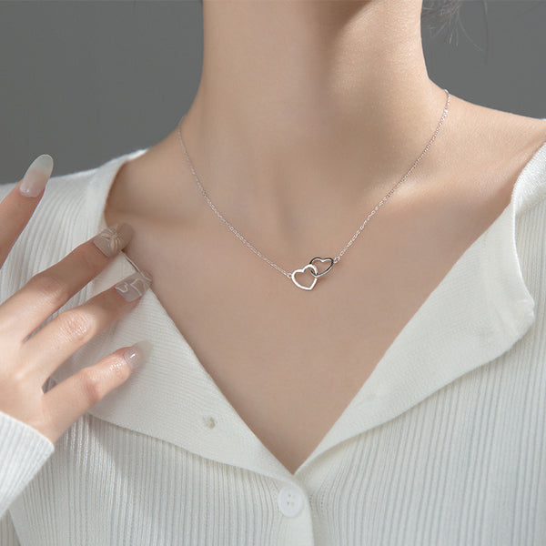 Double Heart Necklace