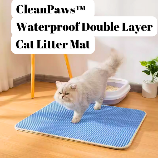 CleanPaws™ Waterproof Double Layer Cat Litter Mat