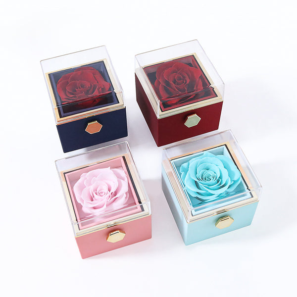 Eternal Rotating Rose Box