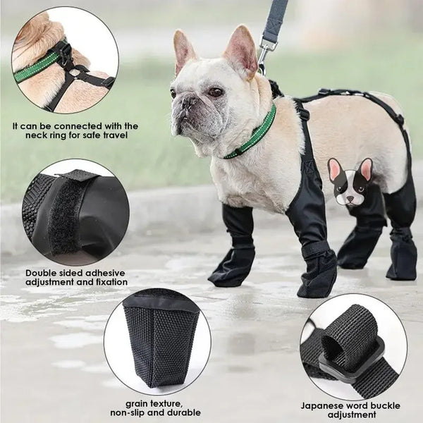 Paw Protect - Adjustable Connected Dog Boots